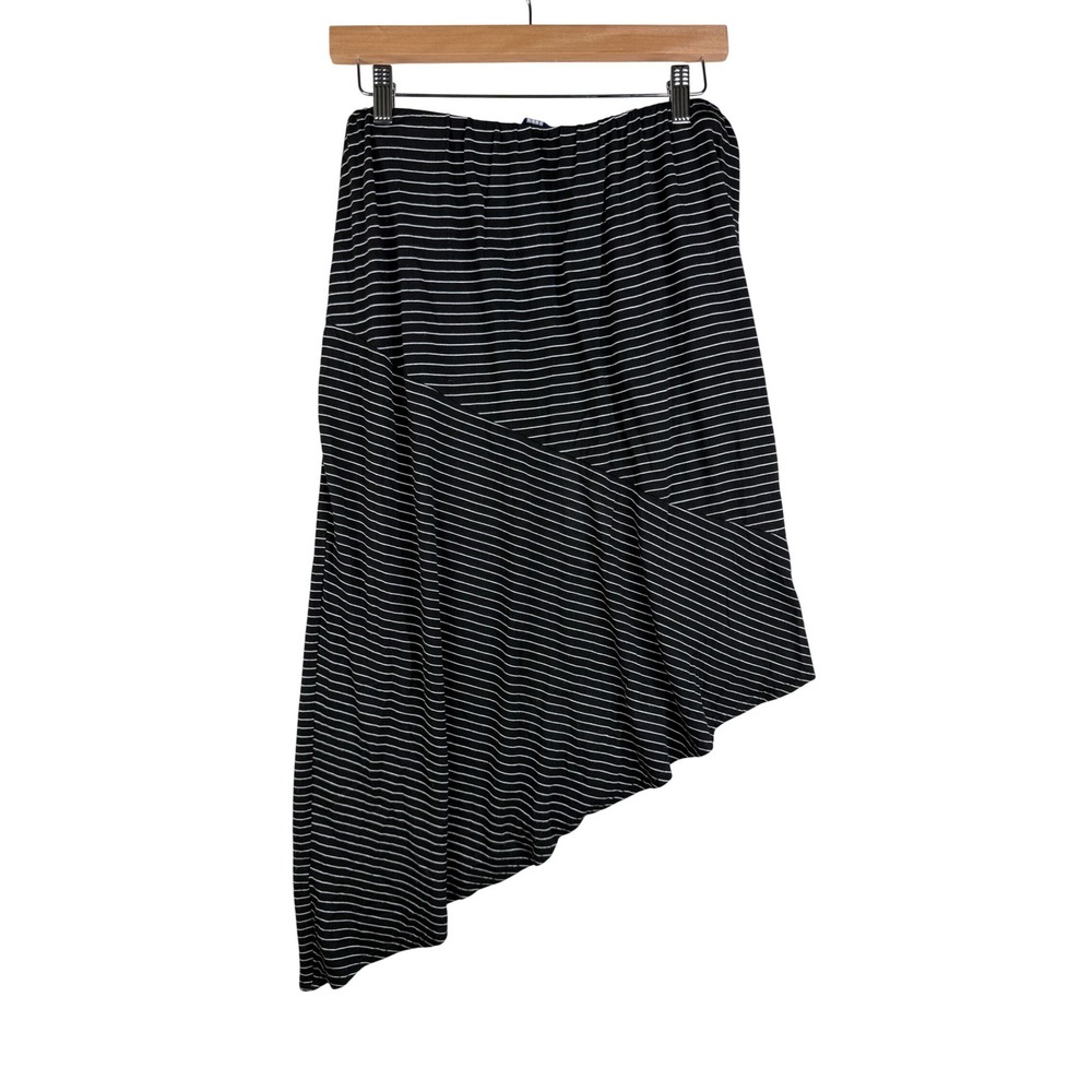 New Apt. 9 Stripped Asymmetrical Skirt size‎ Large Black/White - Picture 6 of 11